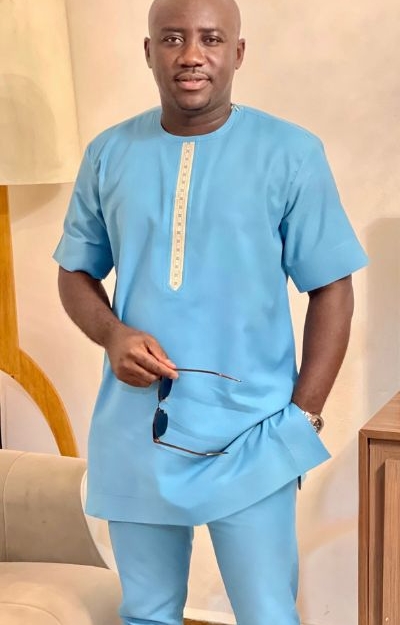 Adepa Sky Blue Kaftan.